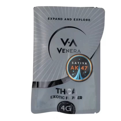 Venera THC-A AK 47 Flower – 4g