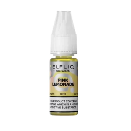 Elfliq Pink Lemonade 10mg and 20mg Salt Nicotine E Liquid - 10mg 1% / 20mg 2%