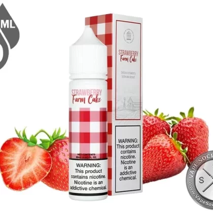 Strawberry Farm Cake By Fresh Farms E-Liquid 60ml