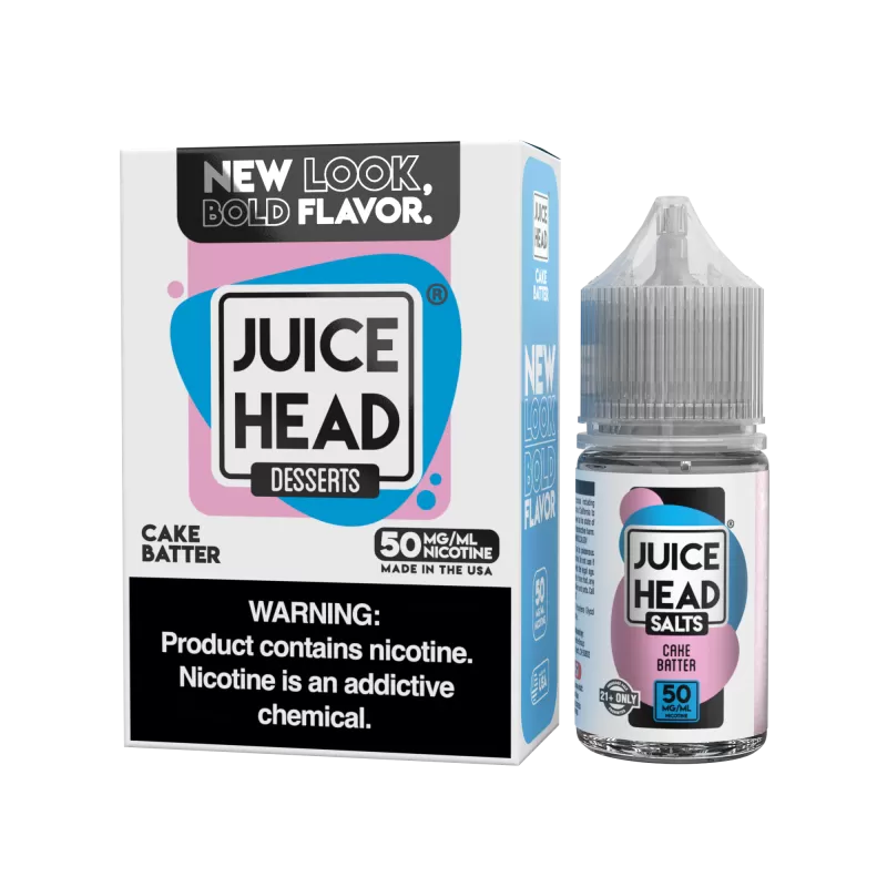 Juice Head Salts - Cake Batter - 30ML E-Liquid - 50MG
