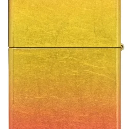 Zippo Lighter $45.95-Ombre Orange Yellow