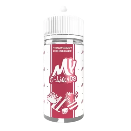 STRAWBERRY CHEESECAKE E-LIQUID SHORTFILL BY MY E LIQUIDS 100ML