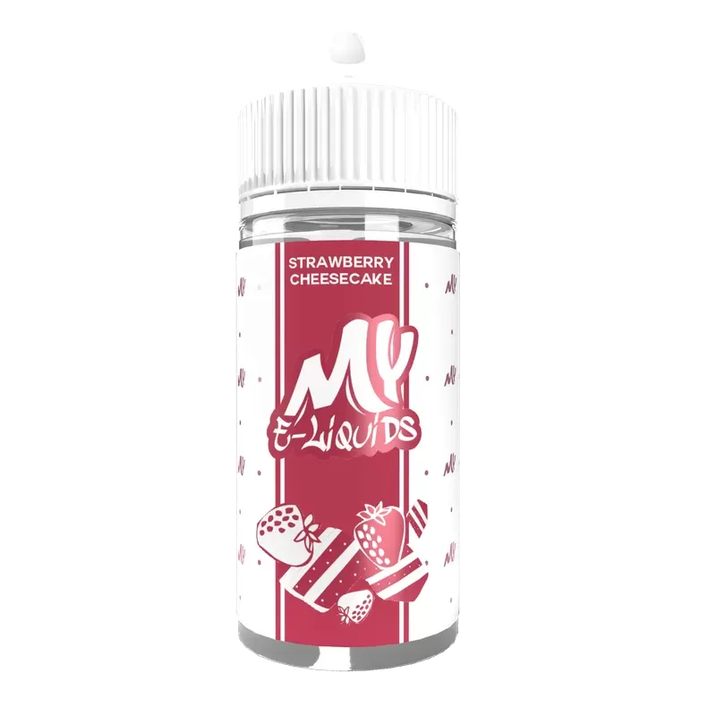 STRAWBERRY CHEESECAKE E-LIQUID SHORTFILL BY MY E LIQUIDS 100ML