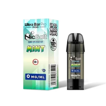 Mint -Ultra Bar PRO Pre-filled Pod 0mg/mL