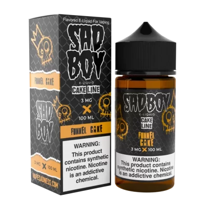 SADBOY E-Liquid - Funnel Cake 100ML - Cake Line Series - 3MG
