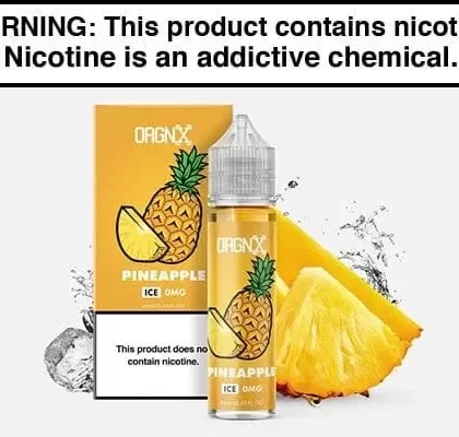 PINEAPPLE ICE BY ORGNX 60ML - Vapejuice