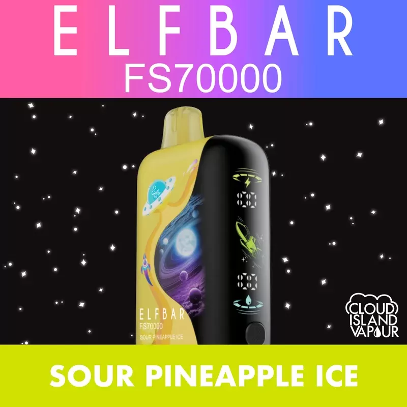 ELF BAR FS70K Disposable Vape – Sour Pineapple Ice