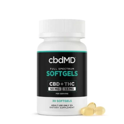 cbdMD Full Spectrum CBD Softgels