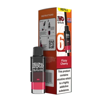 Fizzy Cherry IVG SAVR Refill Pack - Ecigwizard