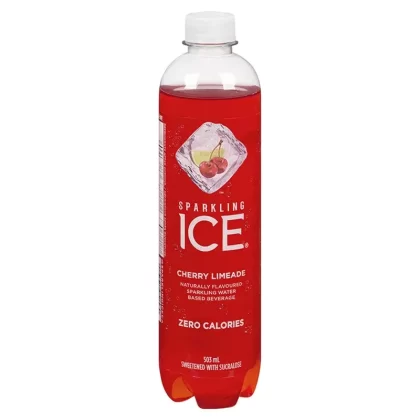 Sparkling Ice Cherry Limeade Flavoured Sparkling Water, 503-ml