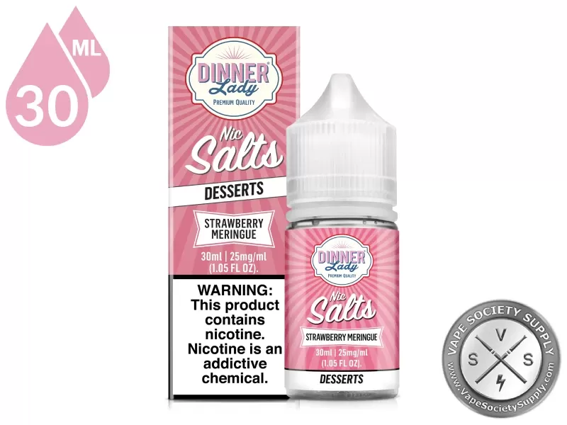 Strawberry Meringue DINNER LADY SALT 30ml - Image 3