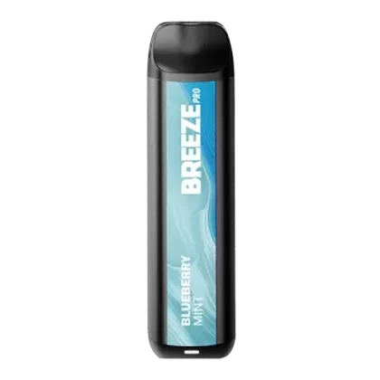 Breeze Pro Disposable Vape – Blueberry Mint – 2000 Puffs – Zero Nicotine