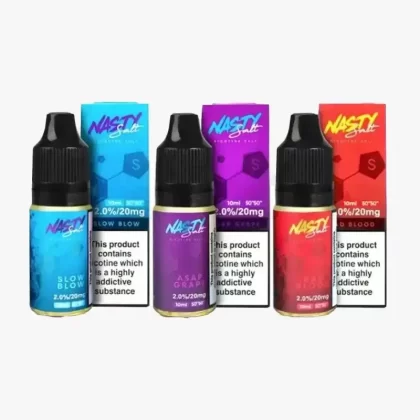 Nasty Juice Nic Salts vape Juice - 10 Pack - Shisha - Green Grape / 20mg