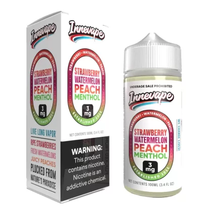 Innevape - Strawberry Watermelon Peach Menthol - 100ML E-Liquid - 6MG