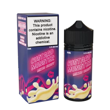 Custard Monster - Mixed Berry - 100ML E-Liquid - 6MG