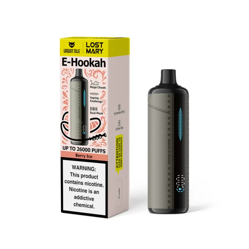 Urban Tale x Lost Mary E-Hookah Disposable Device - 26000 Puffs - Mint Freeze - Image 2