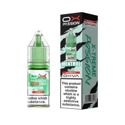 Menthol 10ml Nic Salt E-Liquid by OXVA Ox Passion - 20mg - High Strength