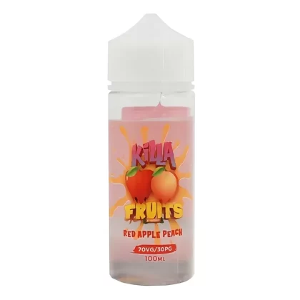 RED APPLE PEACH E LIQUID BY KILLA FRUITS 100ML 70VG