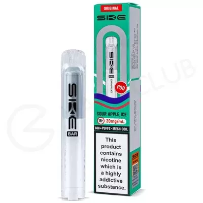 Sour Apple Ice SKE Bar Prefilled Pod