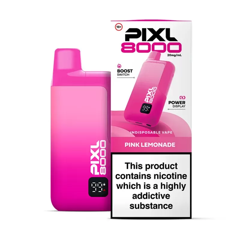 Pixl 8000 Prefilled Pod Kit Pink Lemonade - Ecigpremium