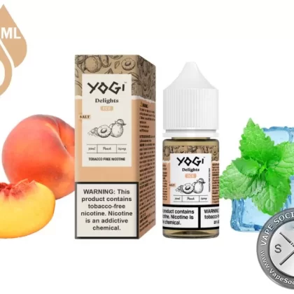 Peach Ice by YOGI Delights Salt 30ml - Vape Product, Vape Product