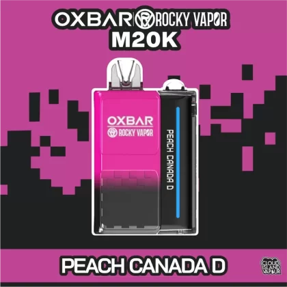 Rocky Vapor Oxbar M20K Disposable Vape – Peach Canada D