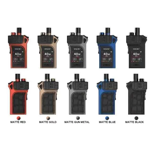 SMOK MAG POD KIT - Colour#Matte Red>Matte Gold>Matte Gun Metal>Matte Blue>Matte Black