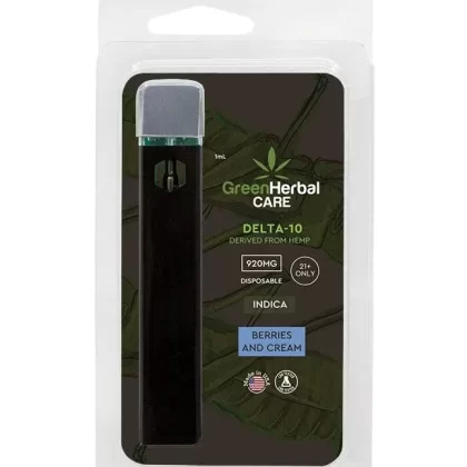 Green Herbal Care GHC Delta-10 THC Disposable Vape
