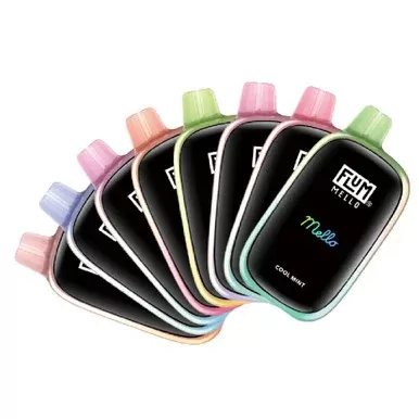 Flum Mello Disposable - Option#Watermelon Peach Lime>Watermelon Icy>Vol. 9 (Raspberry Cranberry)>Vol. 5 (Clear Spring Water)>Vol. 1 (Green Apple Honey Dew)>Vienna Bliss>Velvet>Sunshine Cherr