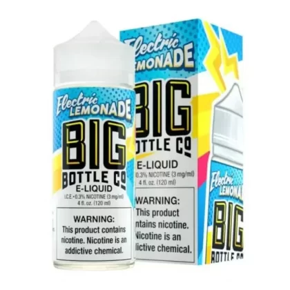 Electric Lemonade E-Liquid by Big Bottle Co - Size#120ml~Nicotine#3MG