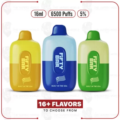 Fifty Bar Disposable Vape 6500 Puffs - Thevapersworld