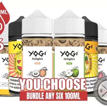 YOGI E-Juice Bundle 6x100ml (600ml)