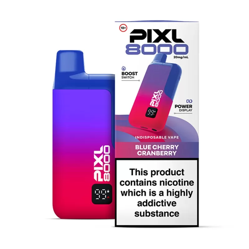 PIXL 8000 Prefilled Pod KIT - Blue Cherry Cranberry - Image 3