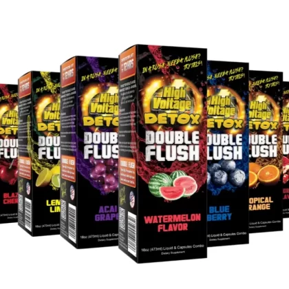 High Voltage Double Flush Detox Drink 16oz