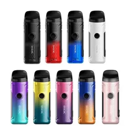 SMOK Nord C Pod Starter Kit - Color#Cyan Purple>Green Yellow>Matte White>Orange Blue>Pink Purple>Transparent Black>Transparent Blue>Transparent Red