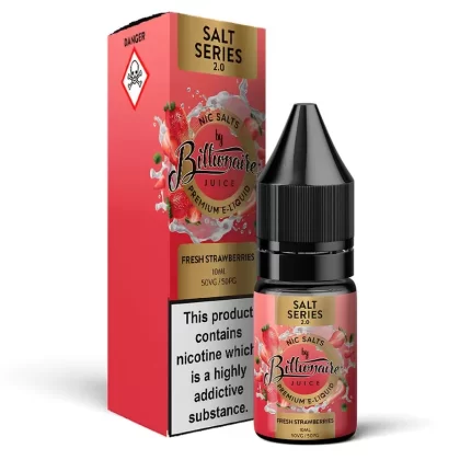 Billionaire Juice Fresh Strawberries Nic Salt E-Liquid