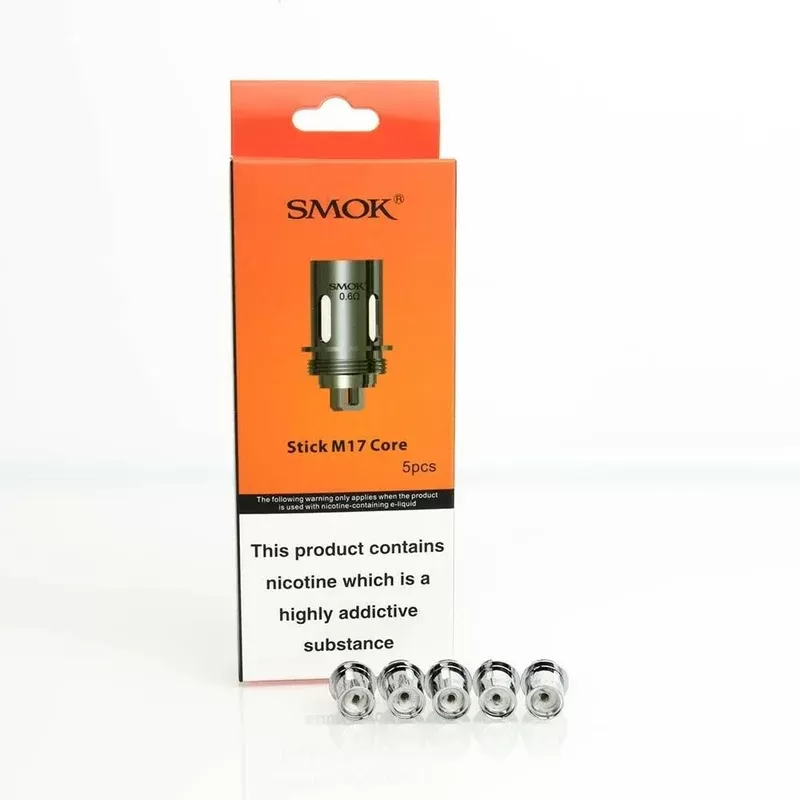 SMOK STICK M17 Core Coils 0.4 Ohm – Optimal Flavour & Dense Vapour Production (5-Pack)