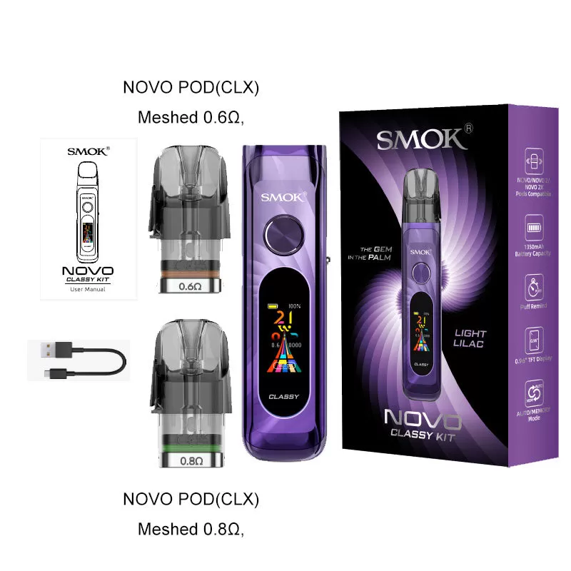 SMOK Novo Classy Pod Kit 35W - Pink Rose - Image 3