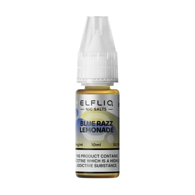 Blue Razz Lemonade Nic Salt E-Liquid by Elf Bar Elfliq (10ml) - 5mg - Image 2