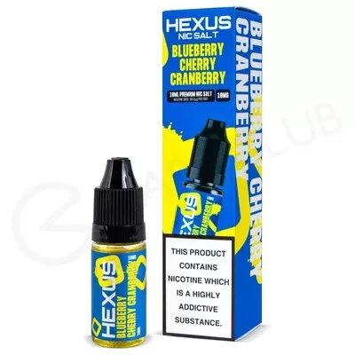 Blueberry Cherry Cranberry Nic Salt E-Liquid by Hexus - Ecigpremium