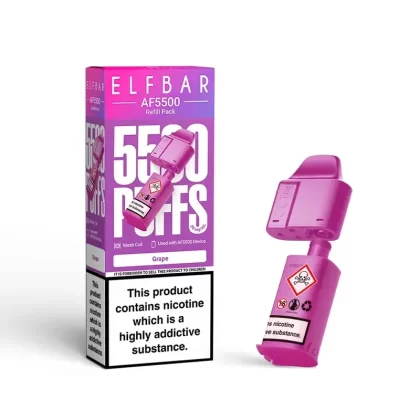 Elf Bar AF5500 Refill Pack Grape - Strength#20mg (818B60)