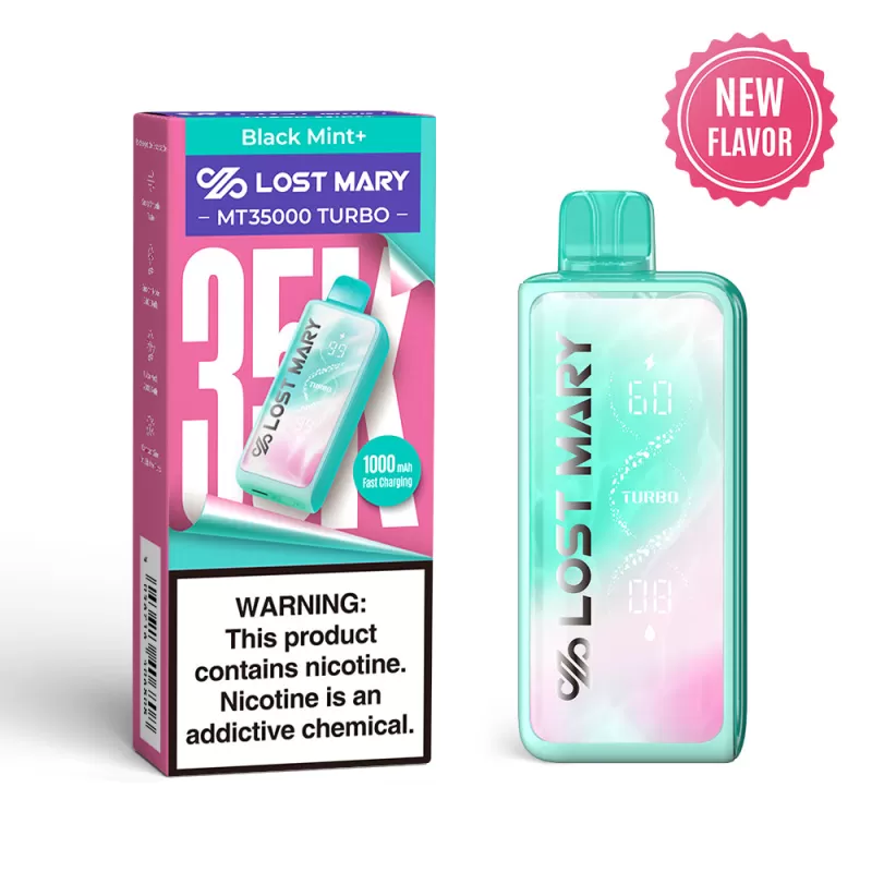 Lost Mary MT35K MT35000 Turbo Disposable Device - 35,000 Puffs - Blue Razz Ice (Soccer Edition) - Image 2