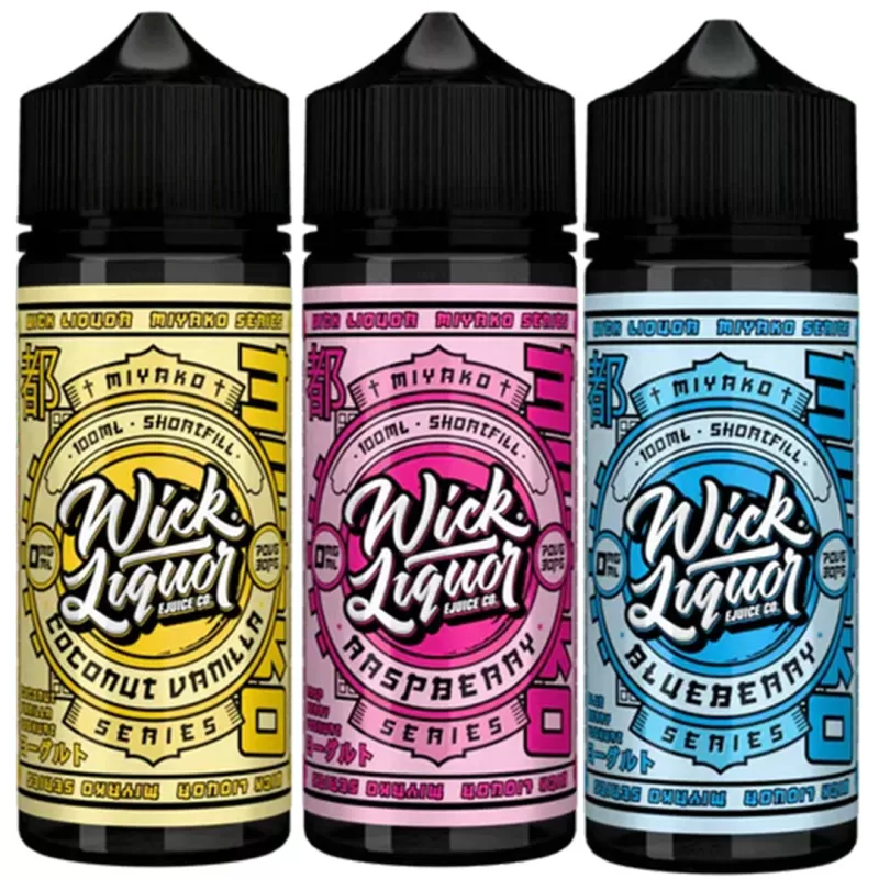 Wick Liquor E-Liquid Miyako Yoghurt 100ml Shortfill - Coconut Vanilla