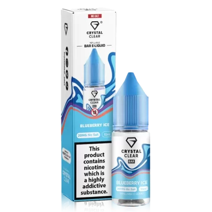 Blueberry Ice Nic Salt by Crystal Clear Bar Salts