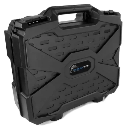 CLOUD/TEN 16″ Hard Travel Case with Padlock Rings and Customizable Foam – Fits Accessories up to 14″ x 10.75″ x 4″