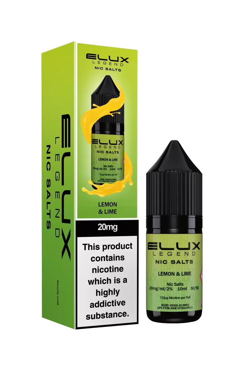 Lemon Lime Nic Salt By Elux Legend - 20mg