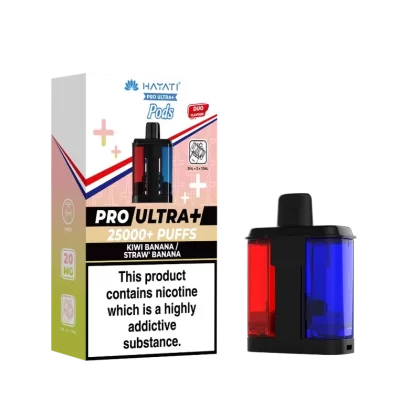 Hayati Pro Ultra Plus 25k Prefilled Pods Kiwi Banana/Straw’ Banana - Ecigpremium