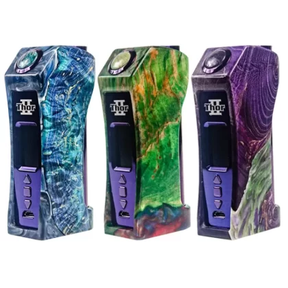 Asmodus X Ultroner Thor 2 DNA75C Stabilized Wood Box Mod - Green