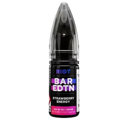 Strawberry Energy BAR EDTN Riot Squad Nic Salt E-Liquid - 20mg