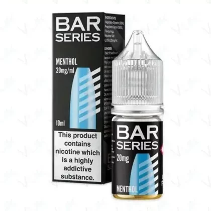 Menthol By Bar Series Salt 10ml - Nicotine Strength#5mg (Salt)>20mg (Salt)>10mg (Salt)